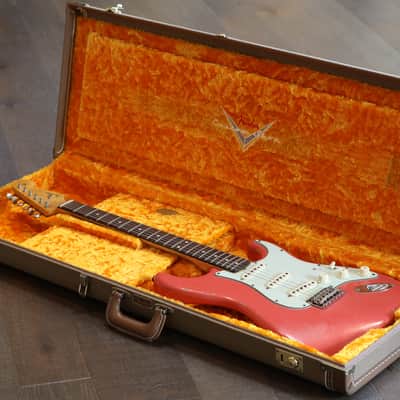 MINTY! 2020 Fender Limited Edition Custom Shop 1960 Stratocaster Relic Reissue Tahitian Coral + COA OHSC image 22