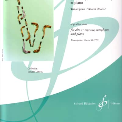 Debussy - Rêverie - for Alto or Soprano saxophones and piano image 1