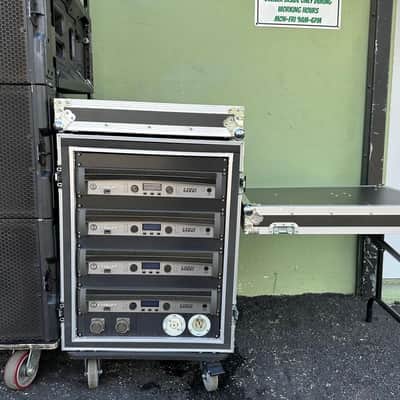 (4) JBL VTX-V25-11 LINE ARRAY W/ TRANSPORT CART AND CROWN AMP RACK (THS) image 5