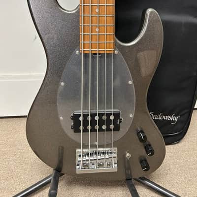 Sadowsky MetroExpress 21-Fret 5 String Vintage M Bass - Silver Metallic image 2