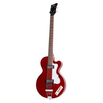 Hofner Ignition Series Club Bass Metallic Red image 2