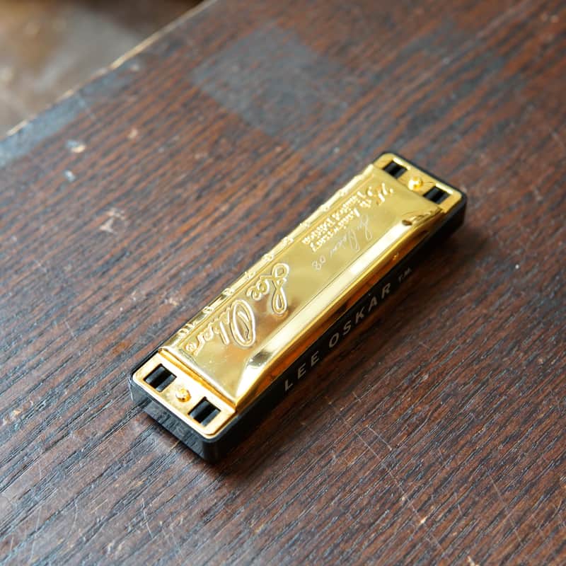 Lee Oskar Japan 25th Anniversary F Major Diatonic Gold Harmonica 2008
