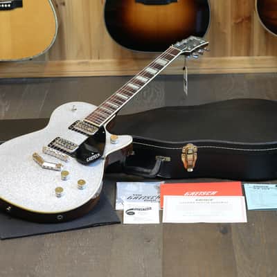 Mint! 2019 Gretsch G6229 Jet Filtertrons Electric Guitar Silver Sparkle + COA OHSC