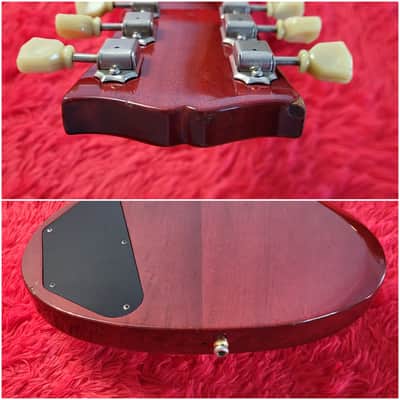 Burny RSG-75 '69 SG Standard Model - Revival Series - 1980's - Cherry Red - Made in Japan MIJ image 17