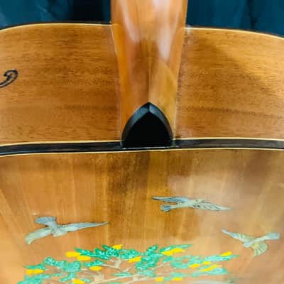Blueberry Handmade Jumbo Acoustic Guitar Faith - Lion and Lamb Motif image 20