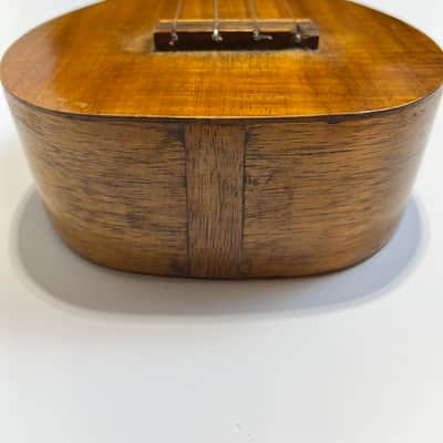 Vintage M Nunes Hawaiian Ukulele Koa Rare Vintage image 5