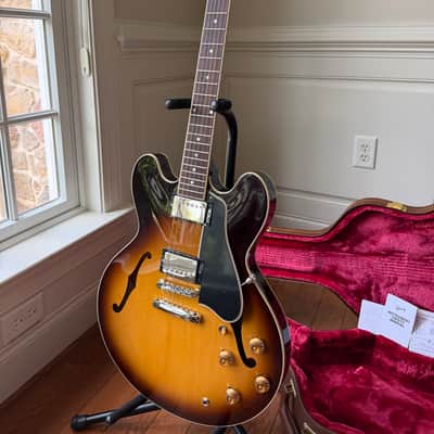 2025 Gibson ES-335 Gloss 50s - Vintage Tobacco Burst image 4