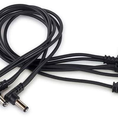 RockBoard Flat Daisy Chain Cable 6 Outputs Angled image 2