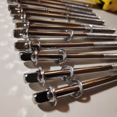 Taiwan Kick Drum Tension Rods 100mm x 5.23 mm M6 2020 Chrome image 3