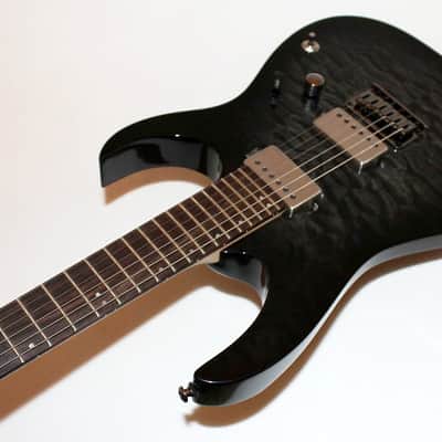 Ibanez RG6005 Quilted Maple Transparent Gray Burst Electric Guitar image 3