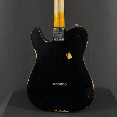 2023 Fender Custom Shop Limited Edition P90 Thinline Tele Relic in Aged Black image 5