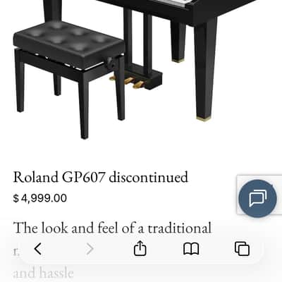 Roland GP607 88-Key Digital Piano 2016 - Present - Black image 6
