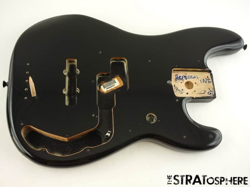 Fender Duff McKagan Deluxe Precision BASS BODY, P Bass Guitar Part Black image 1