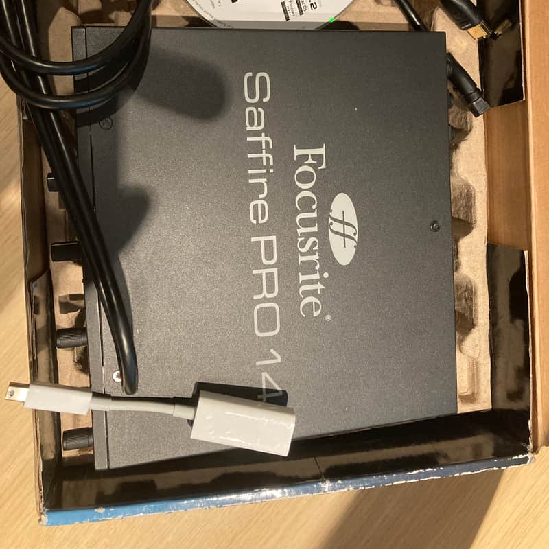 2000s Focusrite Saffire Pro 14 Firewire Audio Interface Black