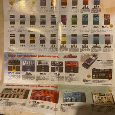 Boss Product Line Up Foldout Vol's 1 and 2 2000 and 2003 image 7