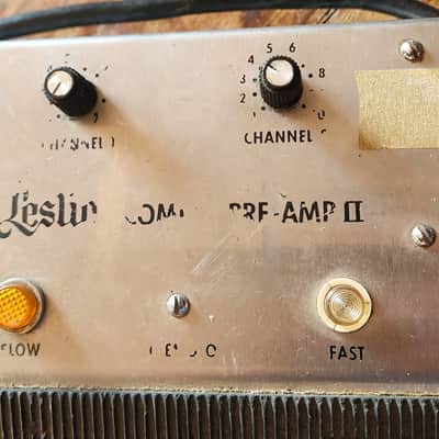 RARE! Leslie Combo II Preamp Pedal Model #044370 1970s Metal image 6