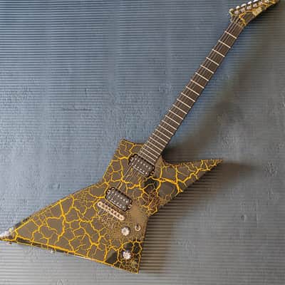 2007 ESP EX Explorer Yellow Crackle Custom Order - ESP Takada Factory / ESP Custom Shop - JAPAN MIJ image 1