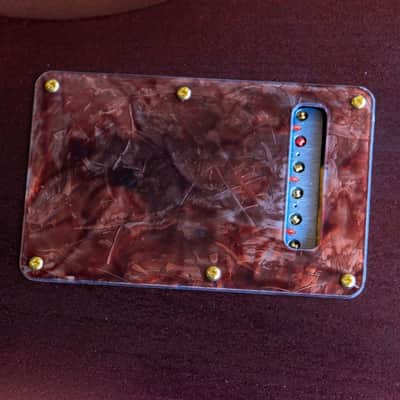 Build to Order GB Liuteria Traditional Strato wanut burl and gold resin image 8