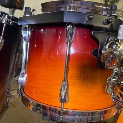 Tama Superstar 2000s - Sunset Fade w/1st chair throne, tama stands.  (no cymbals) image 5
