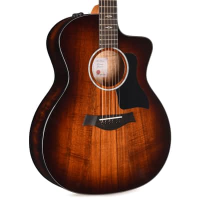 Taylor 224ce-K DLX Grand Auditorium Hawaiian Koa Shaded Edgburst ES2 (Serial #2211275459) image 1