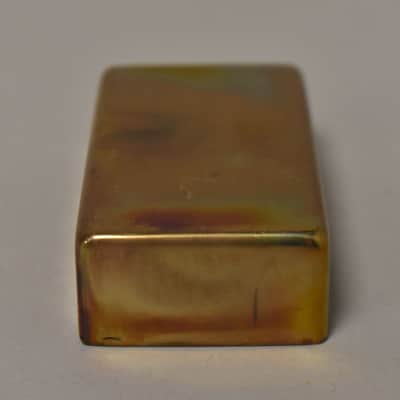 1980s Schecter USA Humbucker Cover Gold NOS image 5