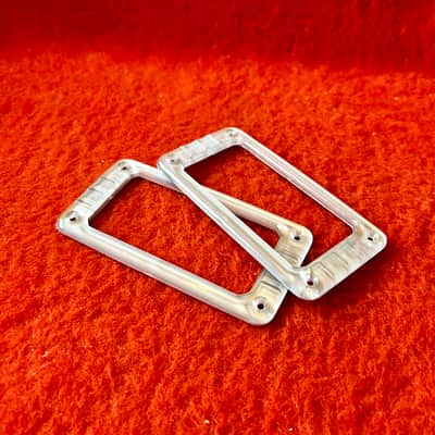 Gretsch Pickup rings 1960’s - Silver/ clear original vintage USA image 1