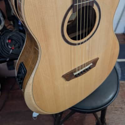 Washburn Bella Tono Suprema SC40SCE Acoustic-electric Guitar - Natural Gloss image 4