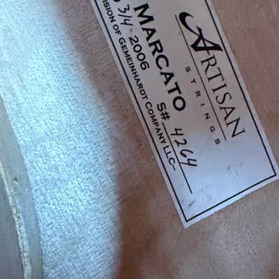 Artisan Strings Marcato Model 100 3/4 Size Cello (2006) — Serial #4264 with Original Gig Bag image 2