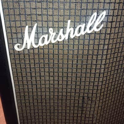 2 Marshall 2097 P.A. 8x8 Red Rola Celestion early 70's Speaker Cabinet Pair - Black Tolex rare image 3
