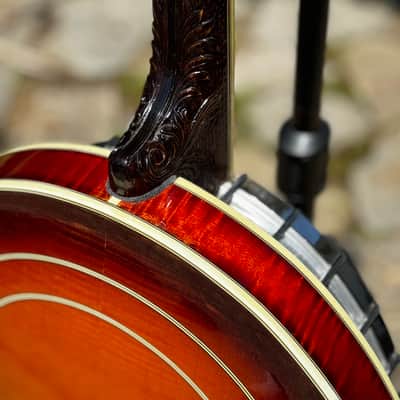Washburn B-19 5 string banjo 1987 - Sunburst image 16