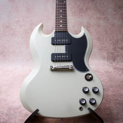 GIBSON USA Custom Shop 1963 SG Special Reissue Lightning Bar "Classic White + Rosewood" (2023) image 4