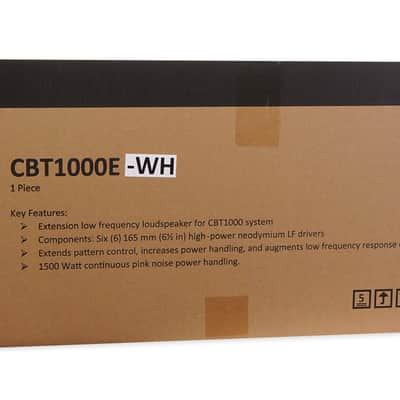 JBL CBT 1000E-WH 1500w Extension for CBT 1000 Line Array Column Speaker in White image 7