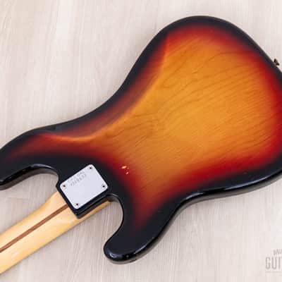 1973 Fender Precision Bass Sunburst Vintage Bass, Lightweight w/ "A" 1 1/2" Nut & Case image 13