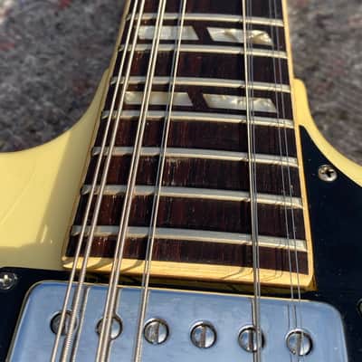 Gibson EDS-1275 Double-Neck SG 1974 - Alpine White image 7