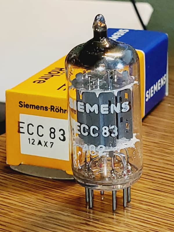 12AX7 Siemens NOS/NIB Smooth Plate MaxiPreamp2/TV7 Tested (1)Tube Lot image 1