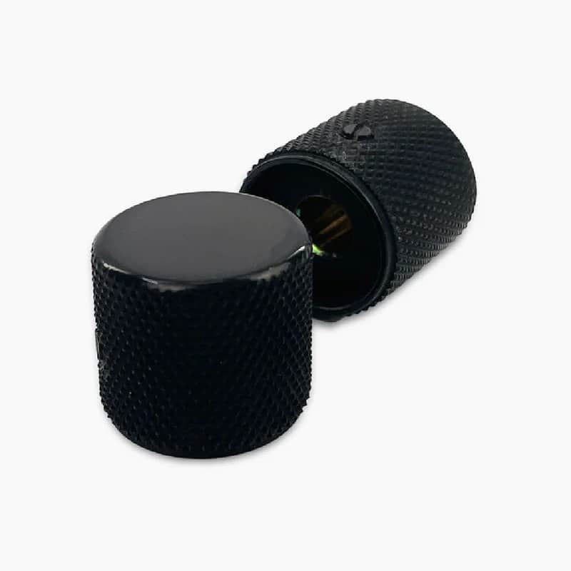 All parts MK-0115-003 Metal Barrel Knobs - Black 2 Pack image 1