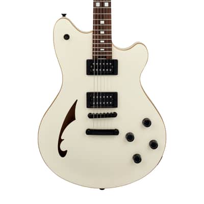 EVH SA-126 Standard Electric Guitar - Satin Vintage White w/ Rosewood FB image 1
