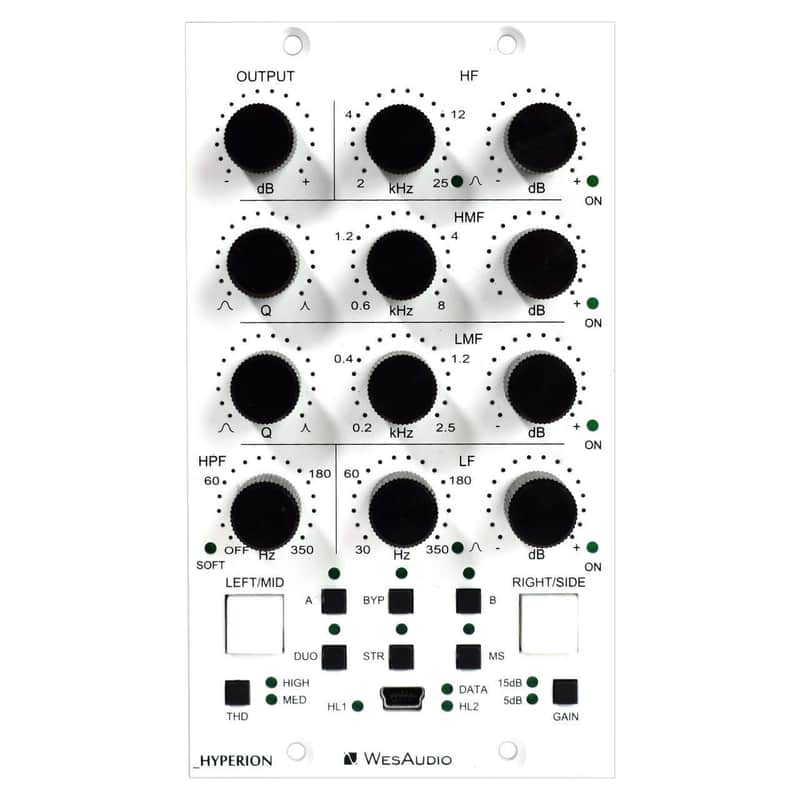 WesAudio HYPERION ng500 500 Series Parametric EQ Module image 1