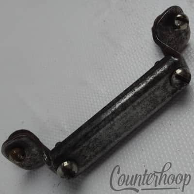 *Gretsch Nickel Snare Drum Butt Plate 2 5/8" Wire Guides Vintage Marching Parade image 1