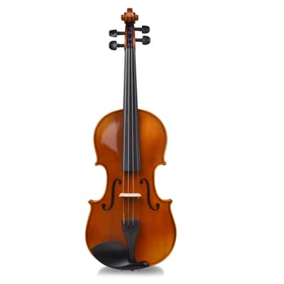 Aileen PREMIUM BEGINNER Series Violin Outfit - 4/4 Full Size Solid Wood Ebony Fitted image 3