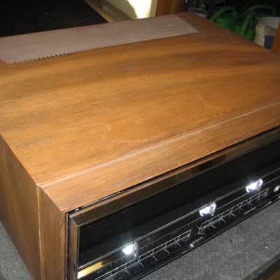 Vintage Heathkit AR-19 1970 stereo receiver with Pecan wood case image 2