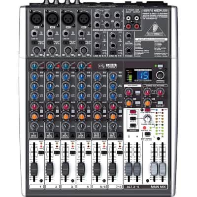 Behringer XENYX X1204USB Premium 12-Input 2/2-Bus Mixer with XENYX Mic Preamps and Compressors, British EQs image 10