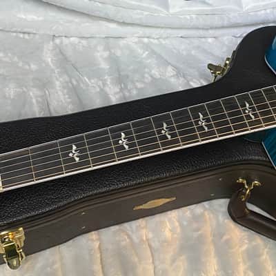 NEW ! Taylor 614ce Custom Acoustic-Electric Guitar - Natural Top - Blue Fade Back and Sides - AAAAA Flamed Maple - Authorized Dealer - G05925 - 4.9lbs image 7