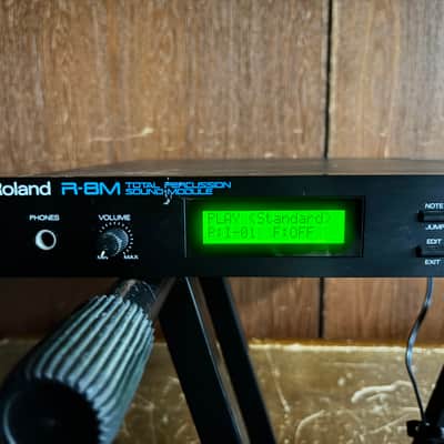Roland R-8M total percussion sound module 1U-rack module New internal battery image 3