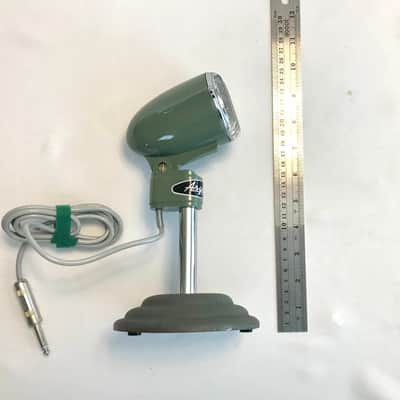 Vintage 1950’s Argonne AR-54  “Big Walter” HiZ Crystal Bullet Microphone with Stand - Harmonica Mic image 8