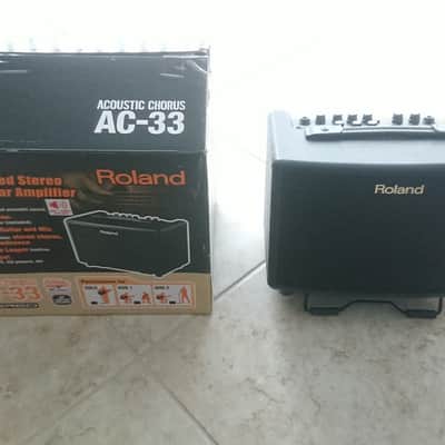 Roland AC-33 Acoustic Chorus 2-Channel 30-Watt 2x5" Acoustic Guitar Combo 2010 - Present - Black image 5