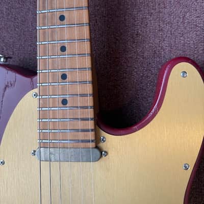 Suhr Andy Wood Signature Modern T SS  Iron Red image 4