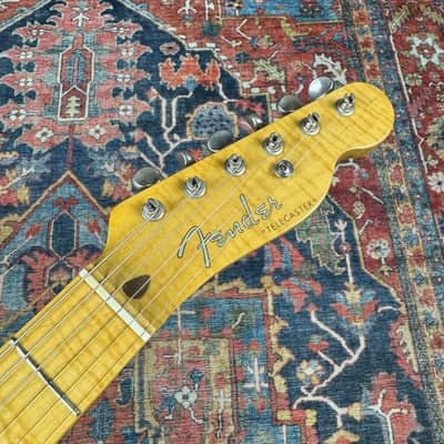 Fender Telecaster 1952 Reissue Model TL52-70 Ash Body Foto Flame Neck - 1994 image 8