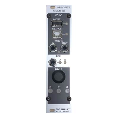 XOR Electronics Multi IO Eurorack Expander Module (NerdSeq - Grey/Black) image 1