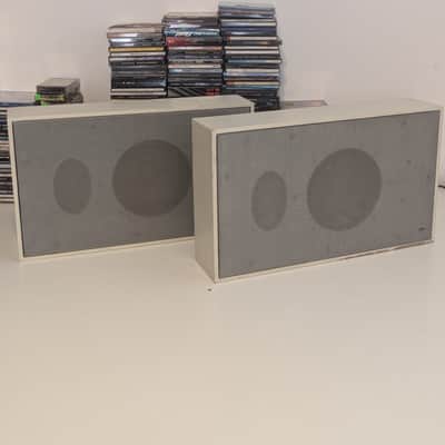 Speakers Lautsprecher Braun L470 For TS45 Audio 1 300  Dieter Rams 1968 - White Working image 12